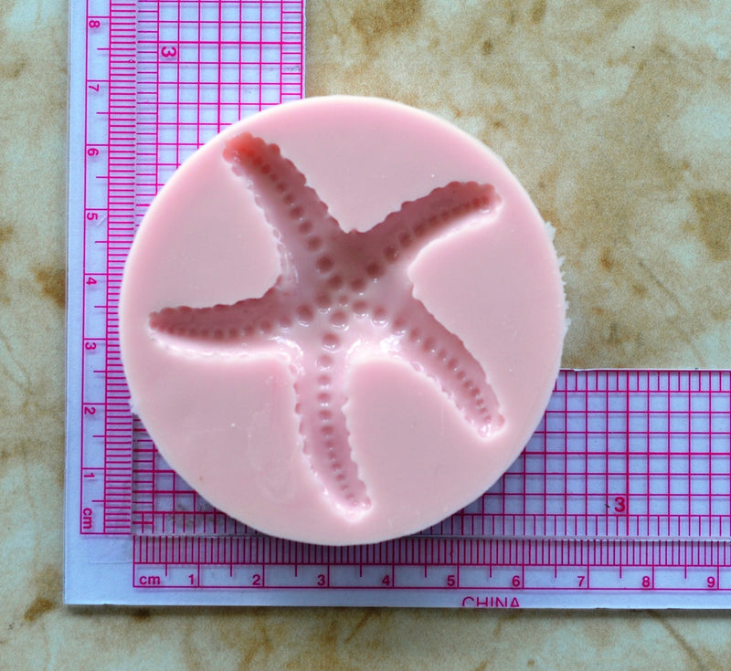 Starfish Silicone Mold, Sea Stars, Star Fish, invertebrates, Five arms, Mold, Silicone Mold, Molds, Clay, Jewelry, Chocolate molds, N124