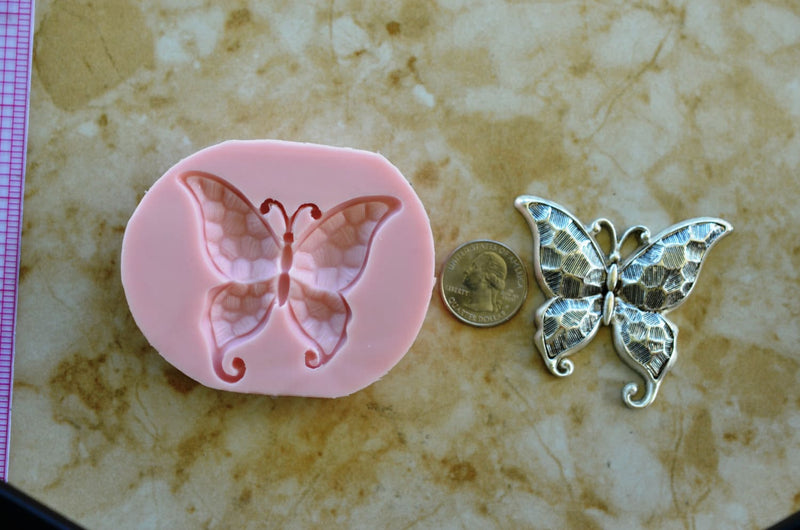 Butterfly Flexible Silicone Mold, Insects, Resin mold, Clay mold, Epoxy molds, food grade, Pests, Termites, Chocolate molds, creatures A101