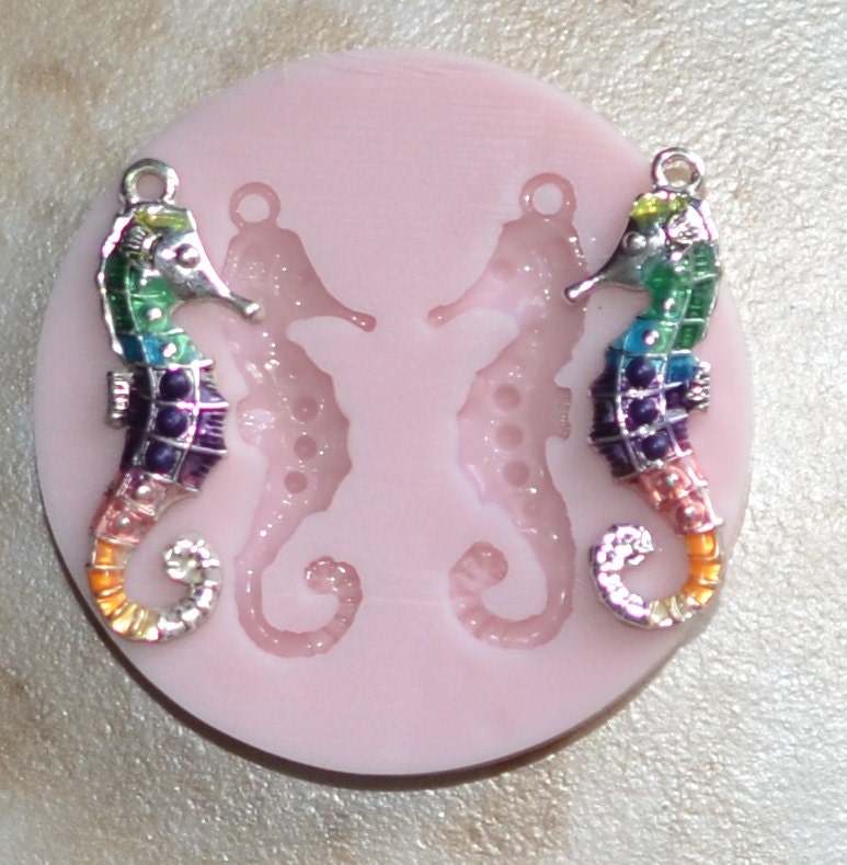 Seahorse Mold Silicone, Molds, Cake, Candy, Resin mold, Clay mold, Epoxy, food grade, Animal, Chocolate, mould, Rubber, Flexible N110-1