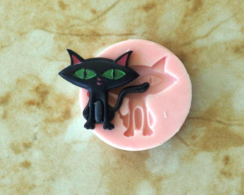 Cat Silicone Mold, Animal Silicone Mold, Resin, Clay, Epoxy, food grade, Chocolate molds, Resin, Clay, dogs, cats, fish, birds A130-1