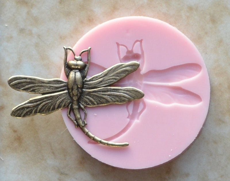 DRAGONFLY Silicone Mold, Insects, Resin mold, Clay, Epoxy molds, food grade, Pests, Termites, Chocolate molds, Pests, creatures, A206