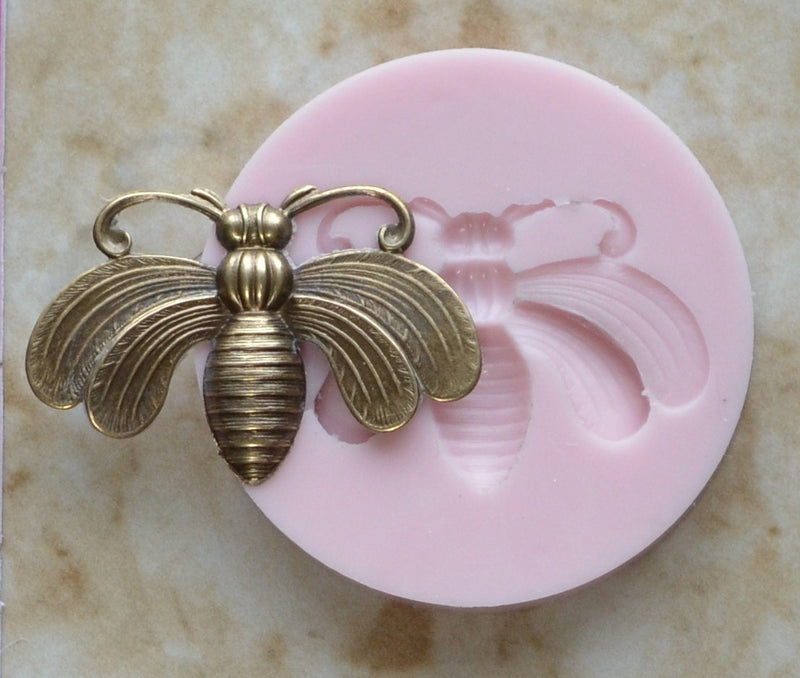 MOTH Silicone Mold, Insects, Resin mold, Clay mold, Epoxy molds, food grade, Pests, Termites, Chocolate molds, creatures A217
