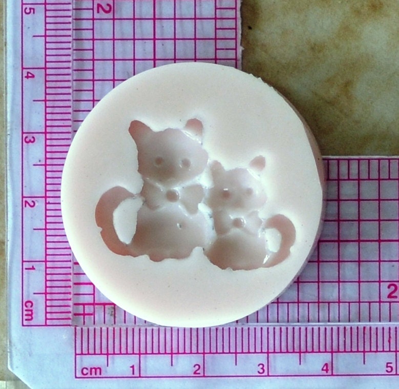 Cat Silicone Mold, Animal Silicone Mold, Resin, Clay, Epoxy, food grade, Chocolate molds, Resin, Clay, dogs, cats, fish, birds A151
