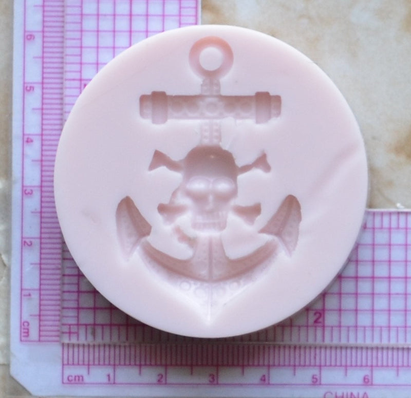 Anchor Flexible Silicone Mold, Nautical, molds, boat, Clay, Epoxy, Sea, molds, food grade, anchors, Navy, craft, Ocean, Chocolate  N280