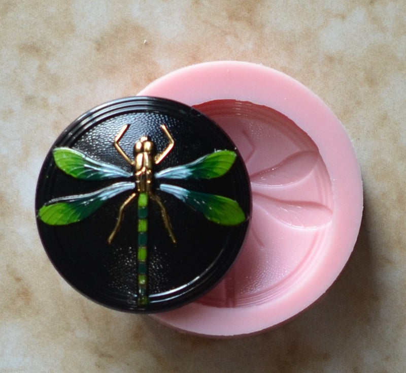 Dragonfly Silicone Mold, Jewelry, Resin, clay, Pendant, Necklace, hung on a chain, Charms, brooch, bracelets, symbol, design,  A236