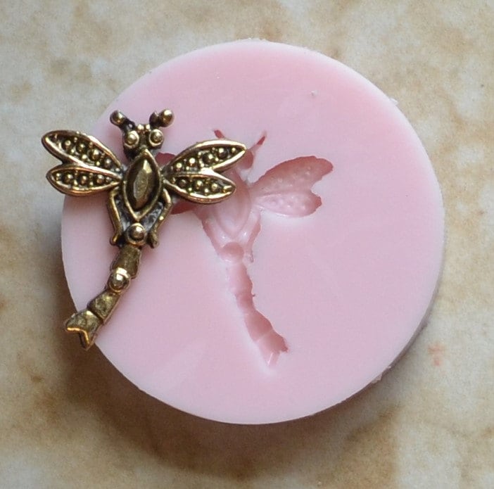 DRAGONFLY Flexible Silicone Mold, Insects, Resin mold, Clay mold, Epoxy molds, food grade, Pests, Termites, Chocolate molds,  A269