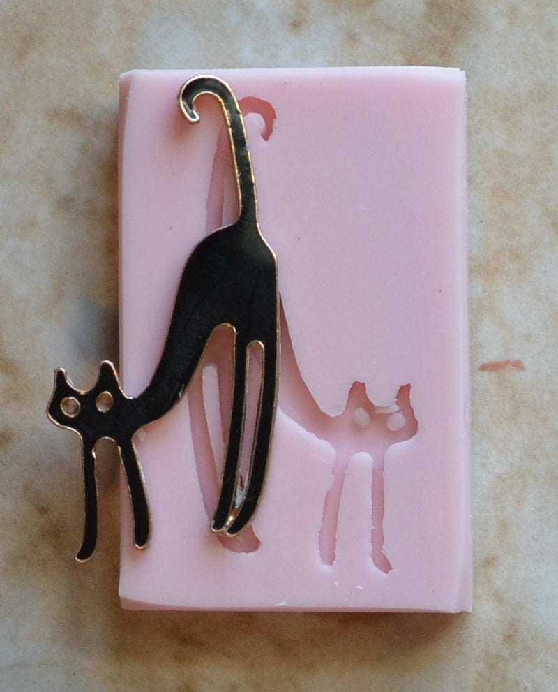 Cat Silicone Mold, Animal Silicone Mold, Resin, Clay, Epoxy, food grade, Chocolate molds, Resin, Clay, dogs, cats, fish, birds  A270