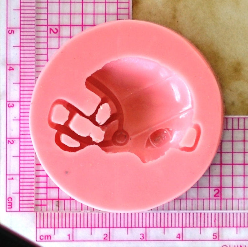 Football Helmet Silicone Mold, Candy, Jewelry, Chocolate, Cookies, Epoxy, Resin, clay, Pendent, Flexible, Food safe G220