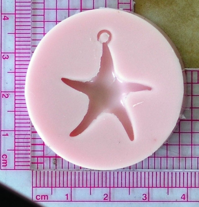 Starfish Silicone Mold, Sea Stars, resin, invertebrates, Five arms, Mold, Silicone Mold, Molds, Clay, Jewelry, Chocolate molds, N219