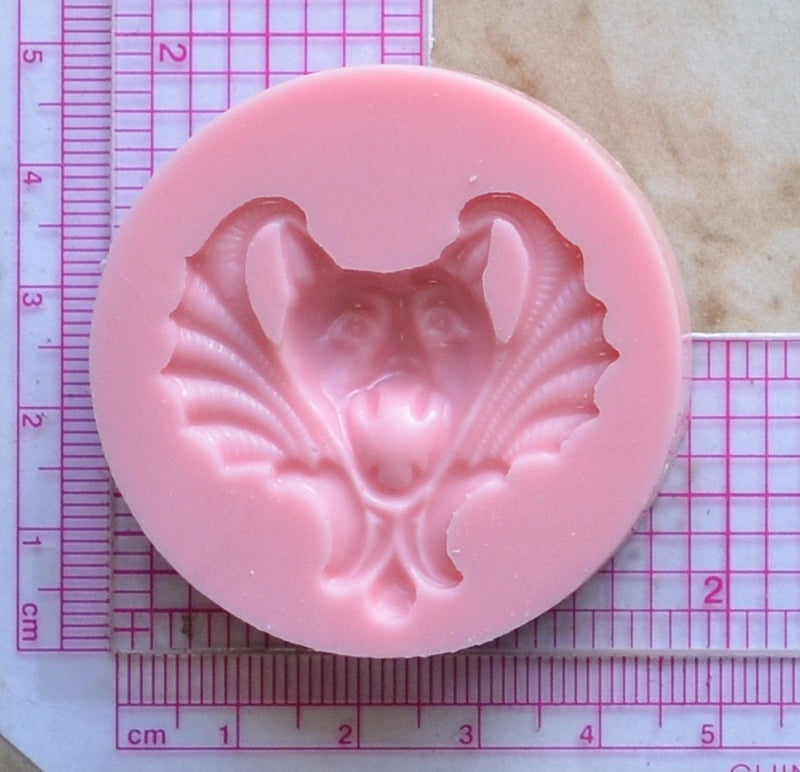 Bat Silicone Mold, Animal Silicone Mold, Resin, Clay, Epoxy, food grade, Chocolate molds, Resin, Clay, dogs, cats, fish, birds  A173