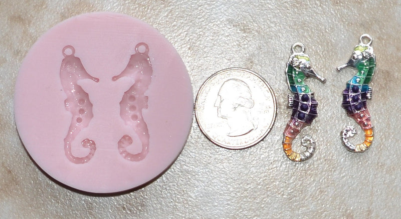 Seahorse Mold Silicone, Molds, Cake, Candy, Resin mold, Clay mold, Epoxy, food grade, Animal, Chocolate, mould, Rubber, Flexible N110-1