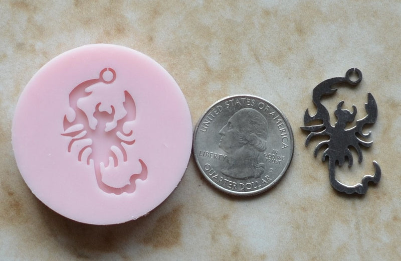 Scorpion Silicone Mold, Insects, Resin mold, Clay mold, Epoxy molds, food grade, Pests, Termites, Chocolate molds, creatures A290
