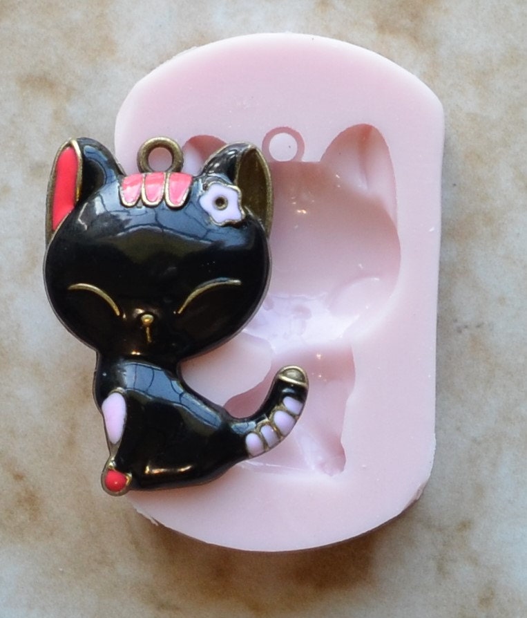 Cat Silicone Mold, Animal Silicone Mold, Resin, Clay, Epoxy, food grade, Chocolate molds, Resin, Clay, dogs, cats, fish, birds  A301