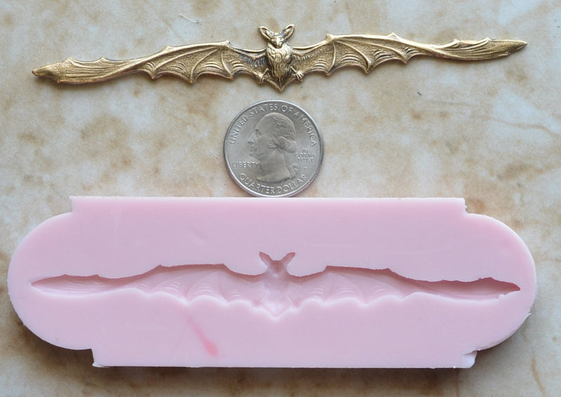Bat Silicone Mold, Animal Silicone Mold, Resin, Clay, Epoxy, food grade, Chocolate molds, Resin, Clay, dogs, cats, fish, birds A195