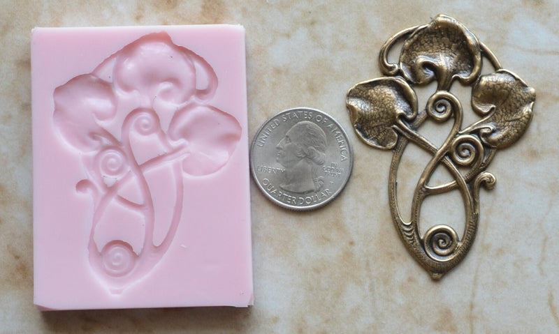 Leaf Silicone Mold, Plants, Trees, plant life, Flowers, flowering plants, Palm trees, Clay mold, Leaf, Chocolate,  G253