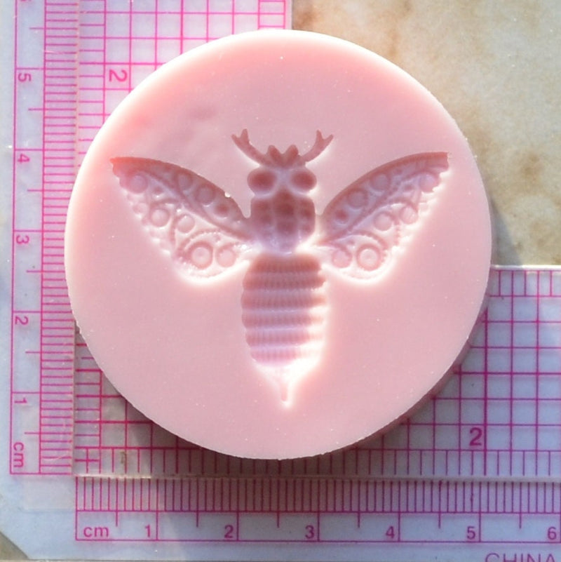 WINGED MOTH Flexible Silicone Mold, Insects, Resin mold, Clay mold, Epoxy, food grade, Pests, Termites, Chocolate molds, creatures A205