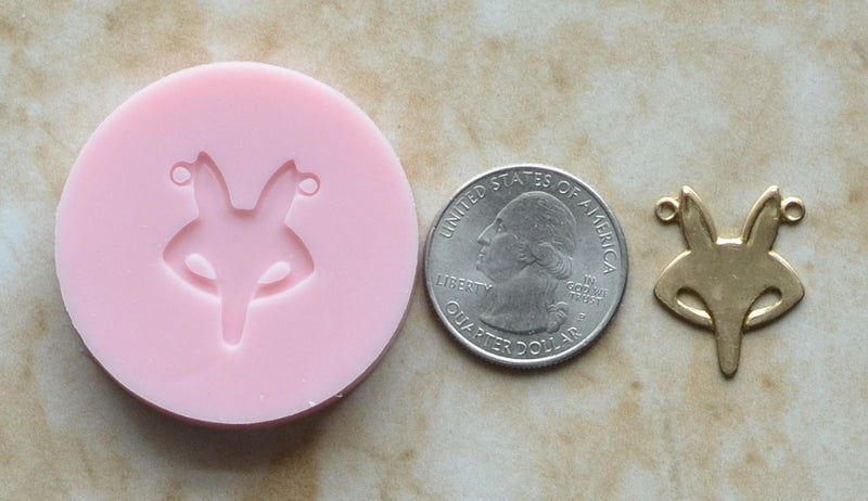 Fox Flexible Silicone Mold, Animal Silicone Mold, Resin, Clay, Epoxy, food grade, Chocolate molds, Resin, Clay, dogs, cats, fish,  A211