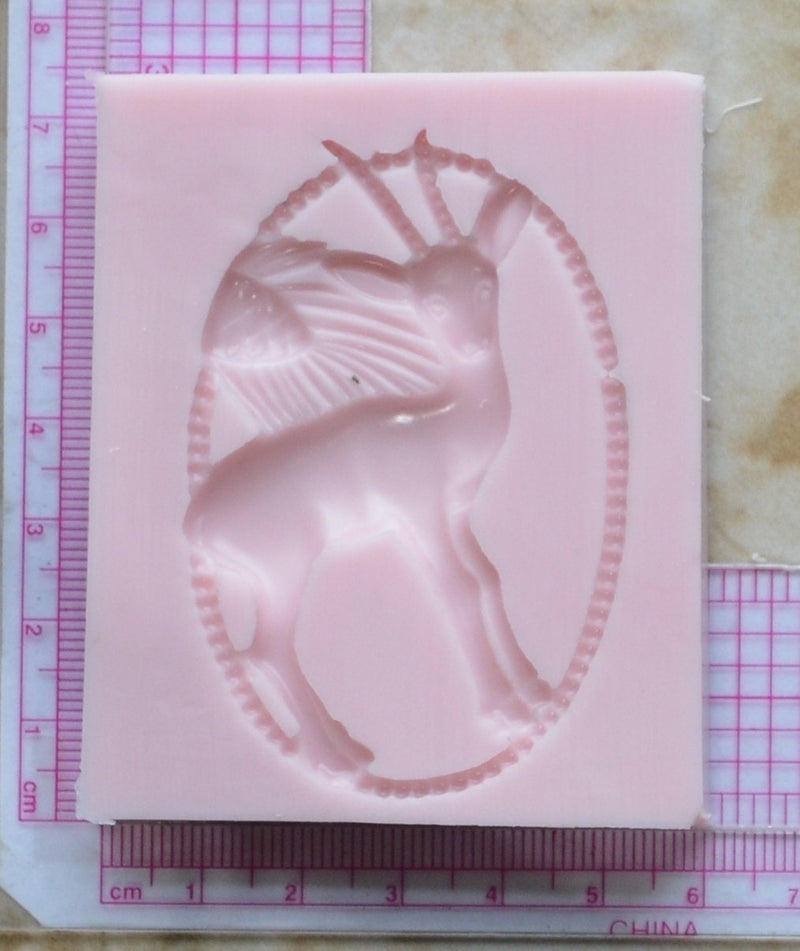 ANTELOPE Animal Silicone Mold, Resin, Clay, Epoxy, food grade, Chocolate molds, Resin, Clay, dogs, cats, fish, birds  A216
