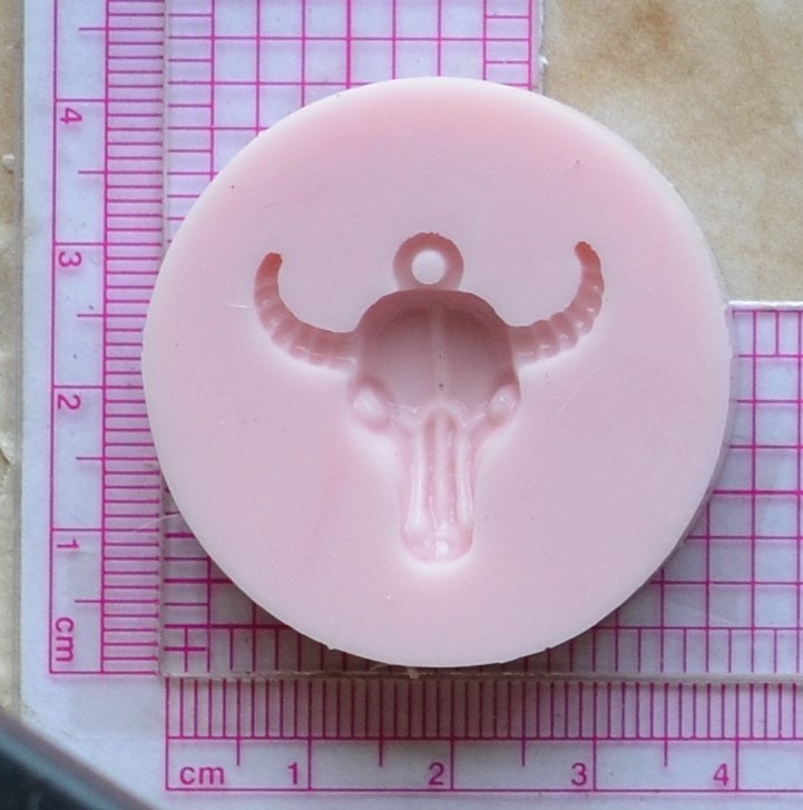 Bull Skull Silicone Mold, Animal Silicone Mold, Resin, Clay, Epoxy, food grade, Chocolate molds, Resin, Clay, dogs, cats, fish, birds A318