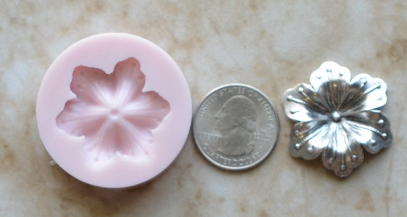 Flower  Silicone Mold, Molds, Silcone, Vegetation, Plants, Tree, Crafts, Jewelry, Scrapbooking, Resin, Clay G321