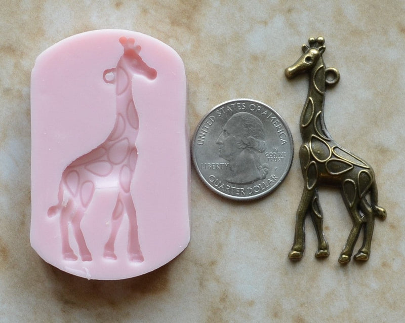Giraffe Silicone Mold, Animal Silicone Mold, Resin, Clay, Epoxy, food grade, Chocolate molds, Resin, Clay, dogs, cats, fish, birds A288
