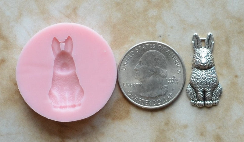 Rabbit Silicone Mold, Animal Silicone Mold, Resin, Clay, Epoxy, food grade, Chocolate molds, Resin, Clay, dogs, cats, fish, birds A309
