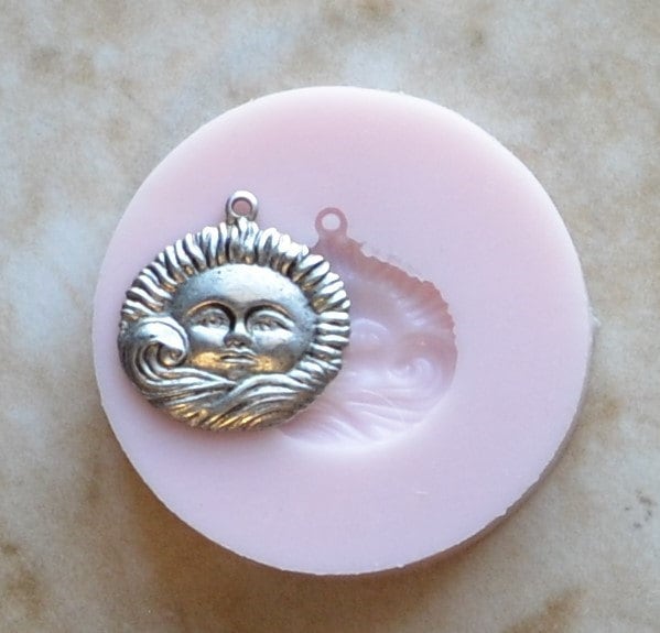 Pendent Silicone Mold, Silcone, Molds, Cake, Candy, Clay, Cooking, Jewelry, Chocolate, Cooki G353-9