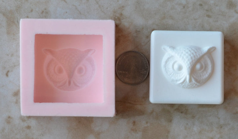 Owl Soap Mold Silicone, Silicone Soap Mold, Soap mold, Soap, Round molds, Square molds, Rectangular mold, Octagon, Soaps,  S176