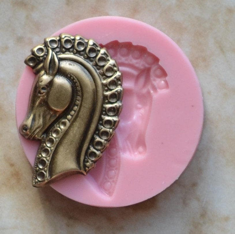 Horse Silicone Mold, Horse Silicone Mold, Horse, Stallion, Resin mold, Clay molds, Epoxy molds, Mare, Gelding, food grade, Chocolate A170