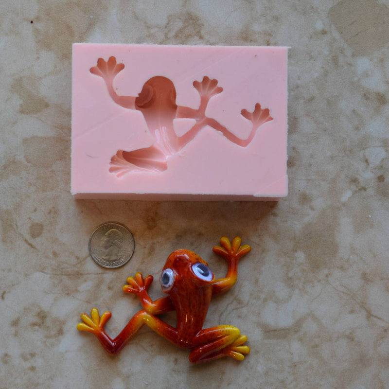 Frog Silicone Mold, Frogs, Resin mold, Clay mold, Epoxy molds, food grade, amphibian, Toads, Chocolate molds, Frogs, Tadpole, A334