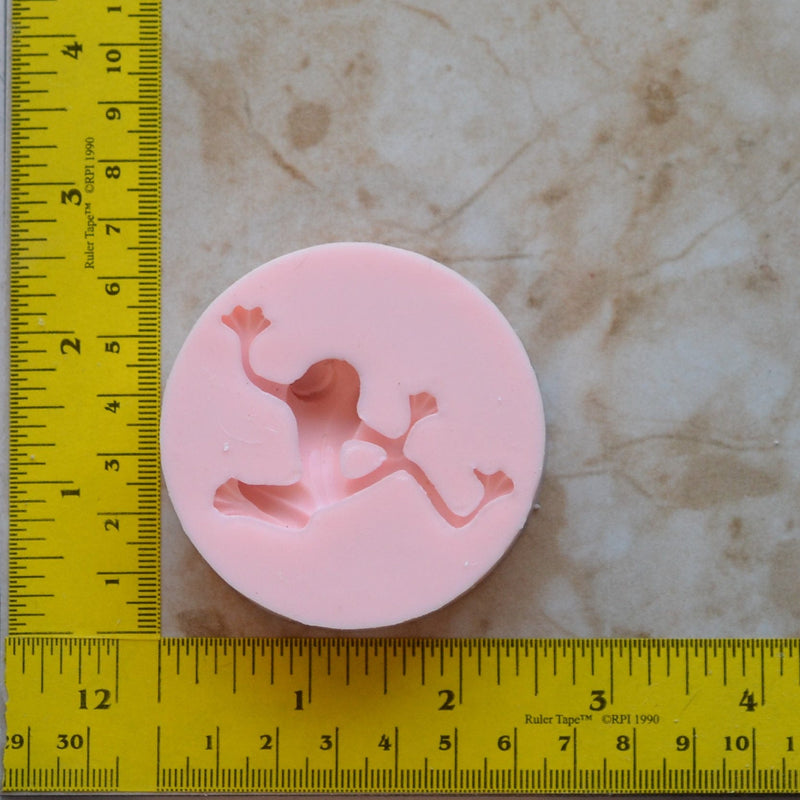 Frog Silicone Mold, Crafts, Jewelry, Resin, Polymer Clay A336-85