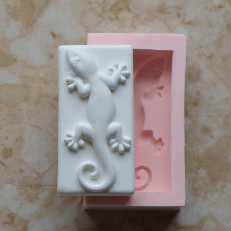 Gecko Soap Mold Silicone, Silicone Soap Mold, Soap mold, Soap, Round molds, Square molds, Rectangular mold, Octagon, Soaps SM-1-234