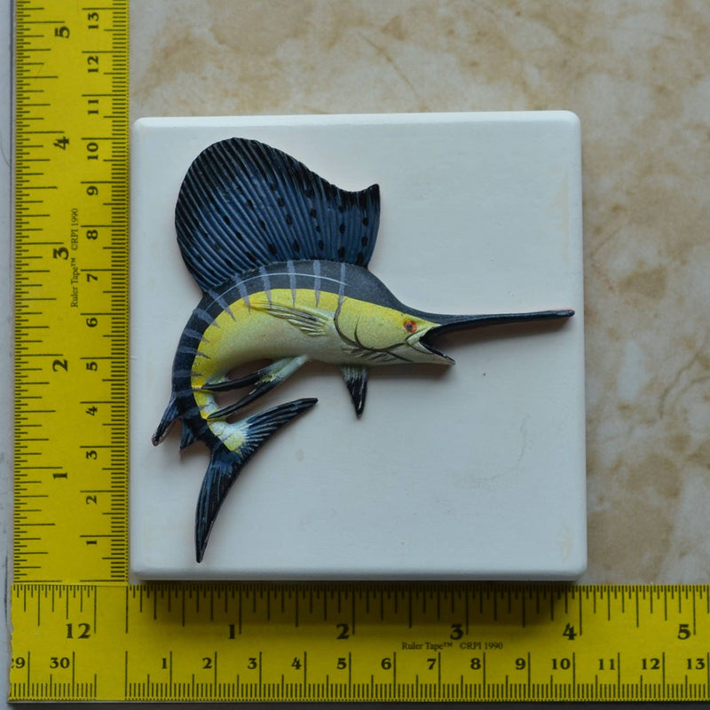 Sailfish Soap Mold, 1" Base, Silicone, Molds, Soap, Cake, Candy, Clay, Cooking, Jewelry, Farm, Chocolate, Cookies SM-1-352