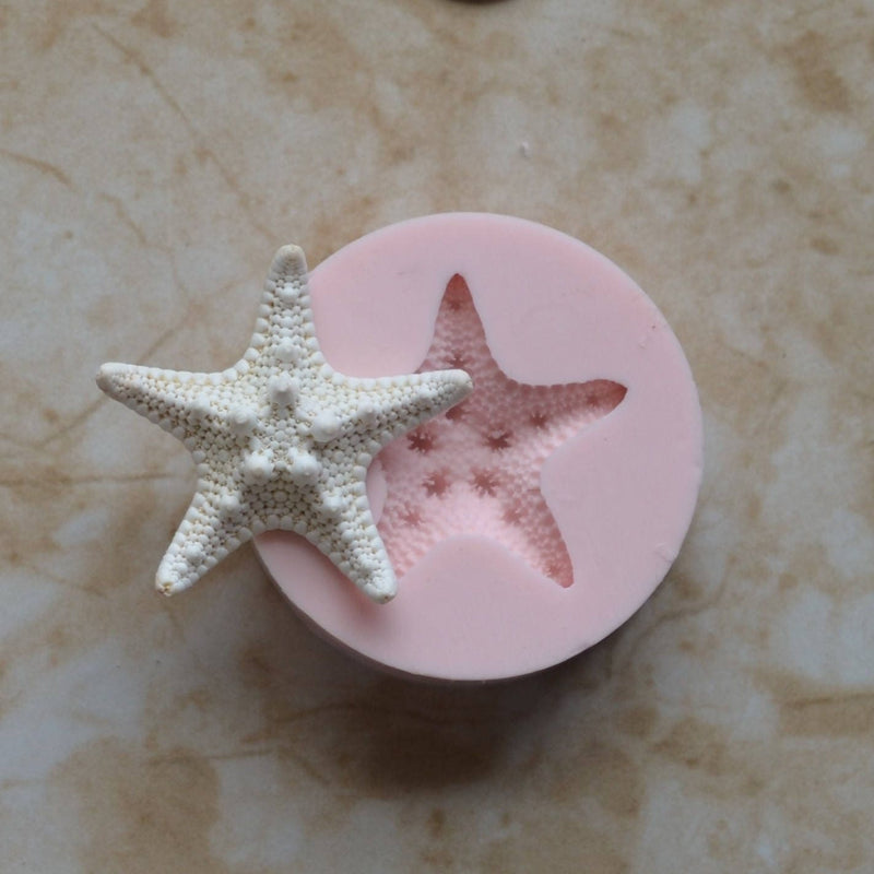 Starfish Silicone Mold, Sea Stars, resin, invertebrates, Five arms, Mold, Silicone Mold, Molds, Clay, Jewelry, Chocolate molds, N365