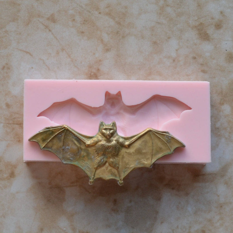 Bat Silicone Mold, Animal Silicone Mold, Resin, Clay, Epoxy, food grade, Chocolate molds, Resin, Clay, dogs, cats, fish, birds  A353