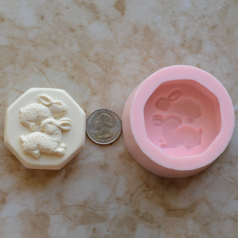 Rabbit Soap Mold, Silicone, Molds, Soap, Candy, Soap Molds, Soap Making, Beach, Chocolate, Soap Mold, SM358