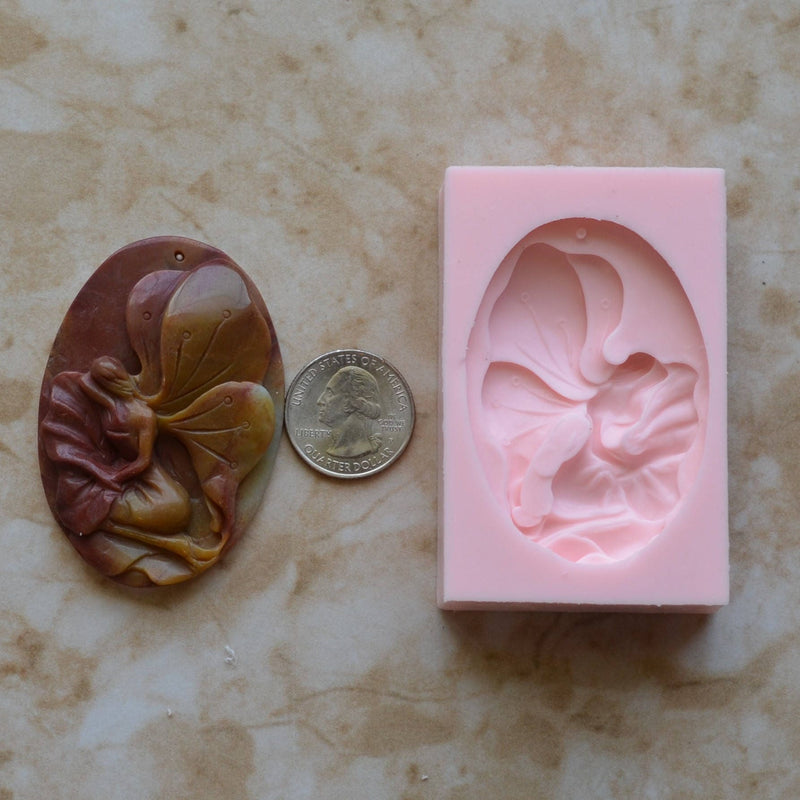 FAIRY MAIDEN Silicone Mold, Jewelry, Resin, Pendant, Necklace, hung on a chain, Charms, brooch, bracelets, symbol, design, earrings, G360