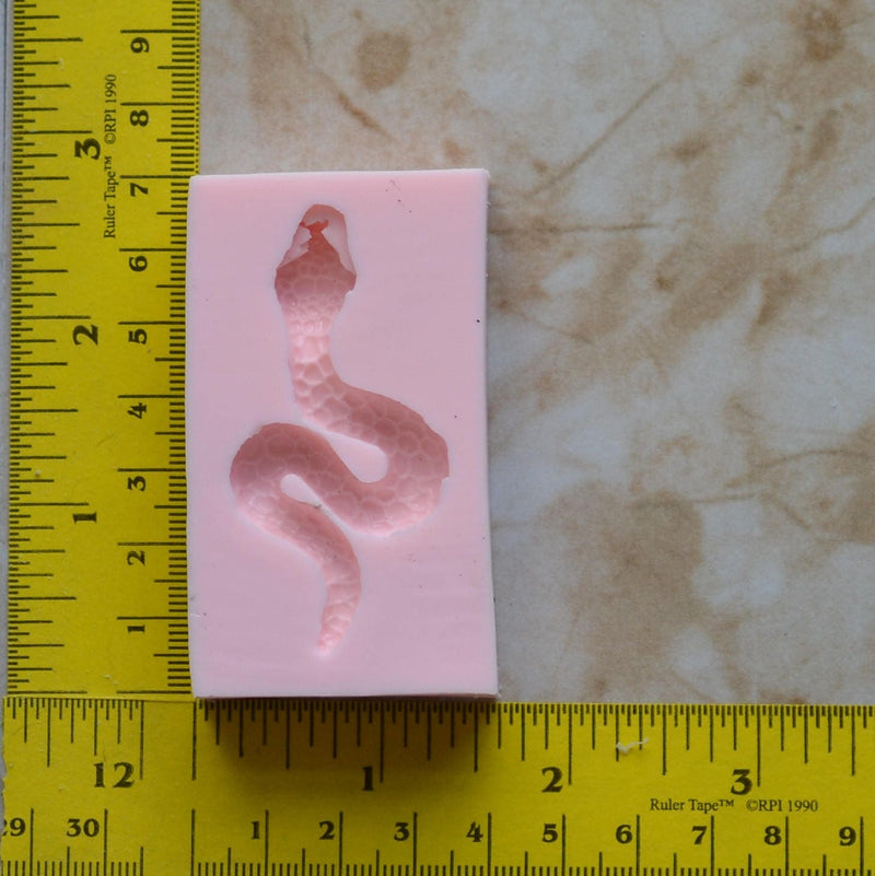 Snake Silicone Mold, Molds, Cake, Candy, Clay, Animal, Cooking, Jewelry, Farm, Chocolate, Cookies A420-35