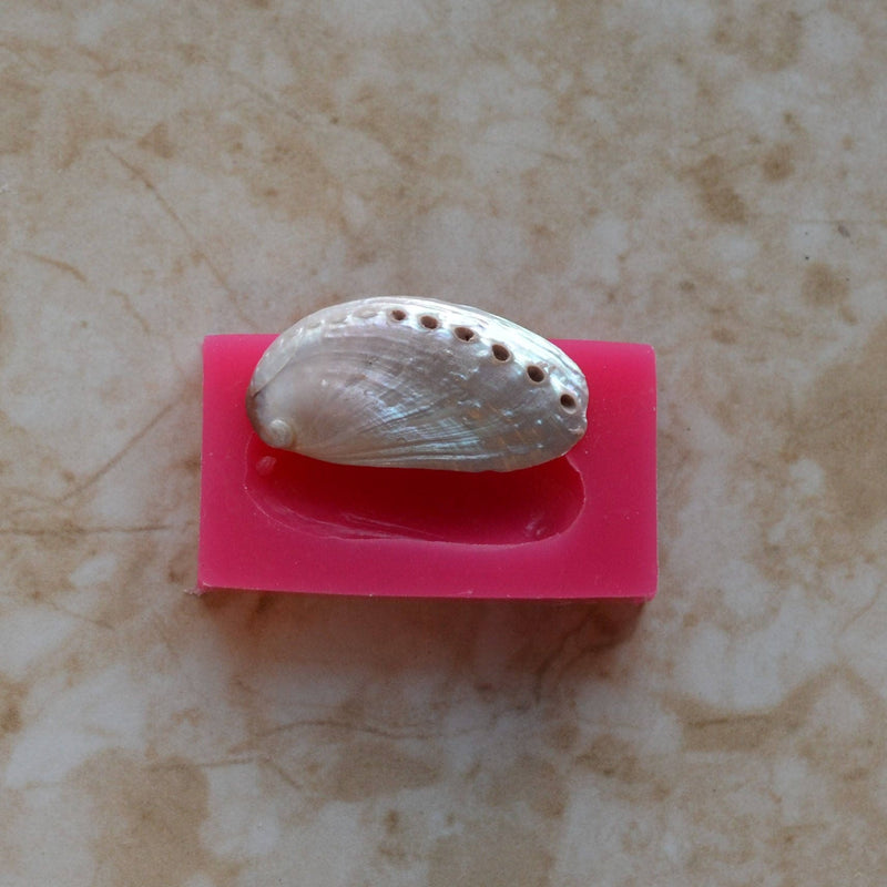 Abalone Shell Silicone Mold, Shell Silicone Mold, Epoxy, Beach, Nautilus, Scallop, Chocolate molds, ocean, seashells, N453