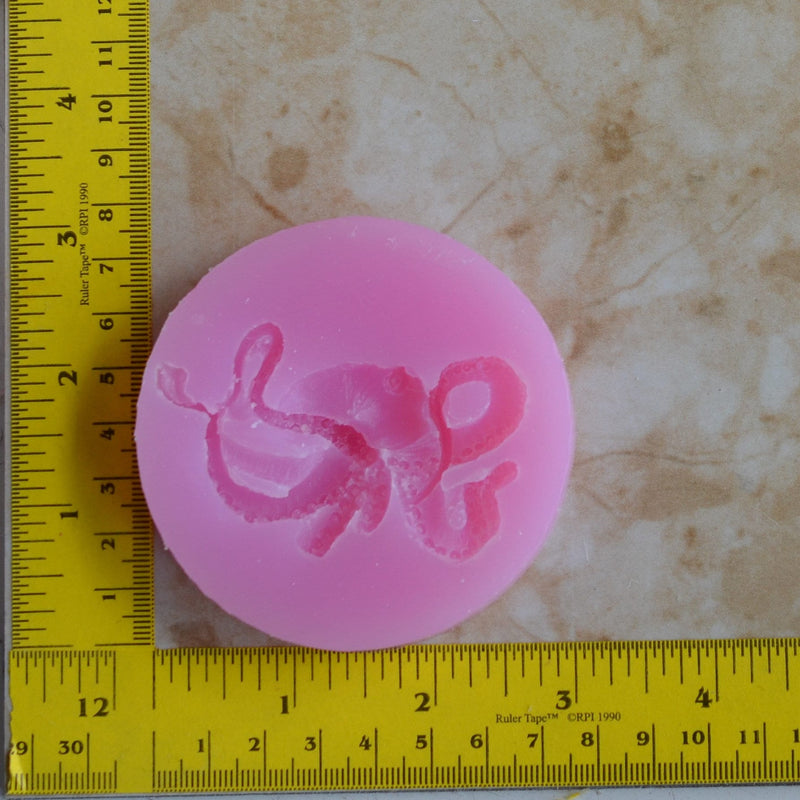 Octopus Silicone Mold, Octopus, Resin, Clay, Epoxy, food grade, Chocolate, mould, castings, Eight arms Sea life, Rubber, Flexible, 3D  A187