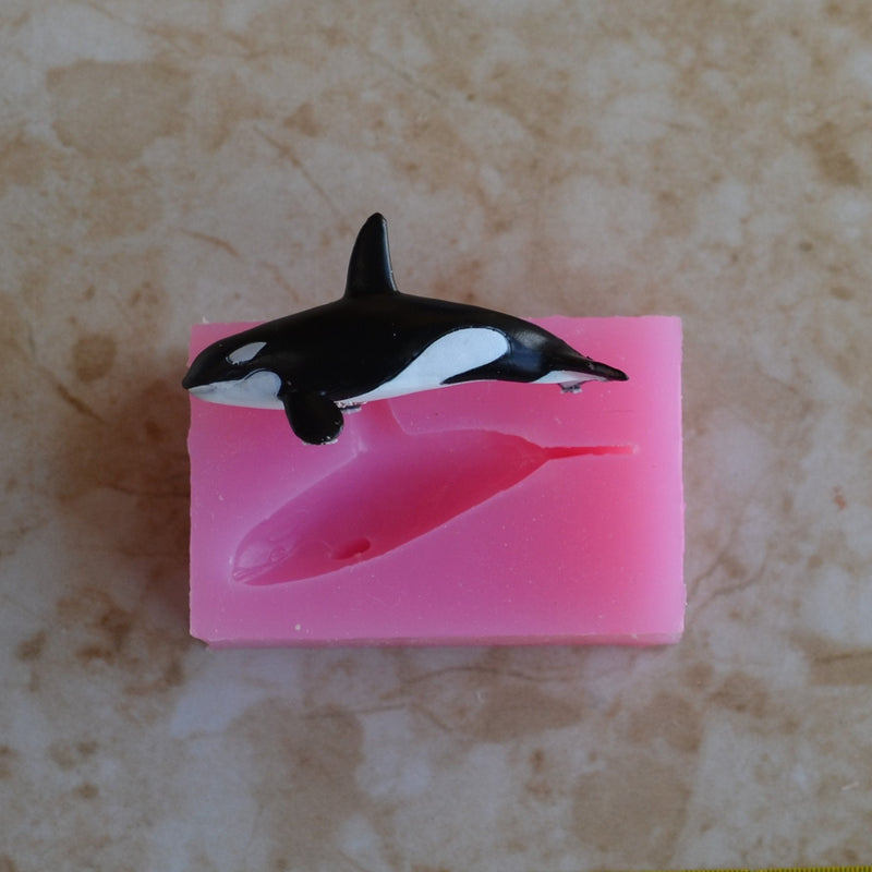 Killer Whale, Orca, Silicone Mold, Fish, resin, Fish, Clay, Epoxy, food grade, Ocean fish, deepwater fish, Chocolate, freshwater fish N541-1