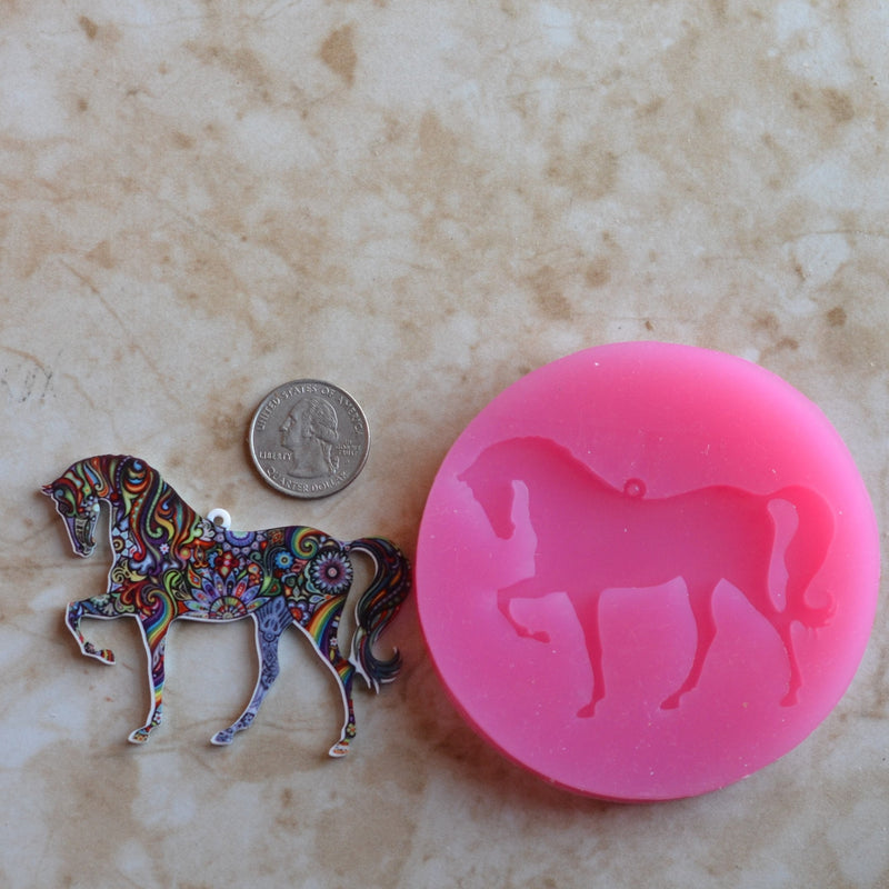 Horse Silicone Mold, Horse Silicone Mold, Horse, Stallion, Resin mold, Sire, Foal, Epoxy molds, Mare, Gelding, food grade, Chocolate  A556