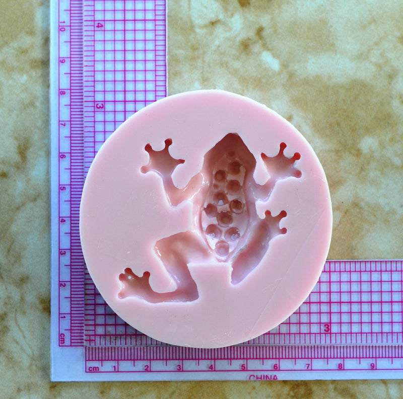 Frog Silicone Mold, Frog Silicone Mold, Frogs, Resin mold, Clay mold, food grade, amphibian, Toads, Chocolate molds, Frogs, Tadpole,A104