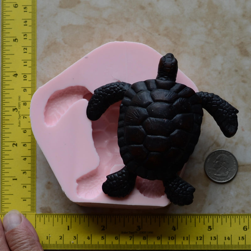 Turtle silicone mold, Resin mold, Clay mold, Epoxy molds, Sea turtle, turtles, Nautical molds, beach, ocean, nautical, sea, animal, A285