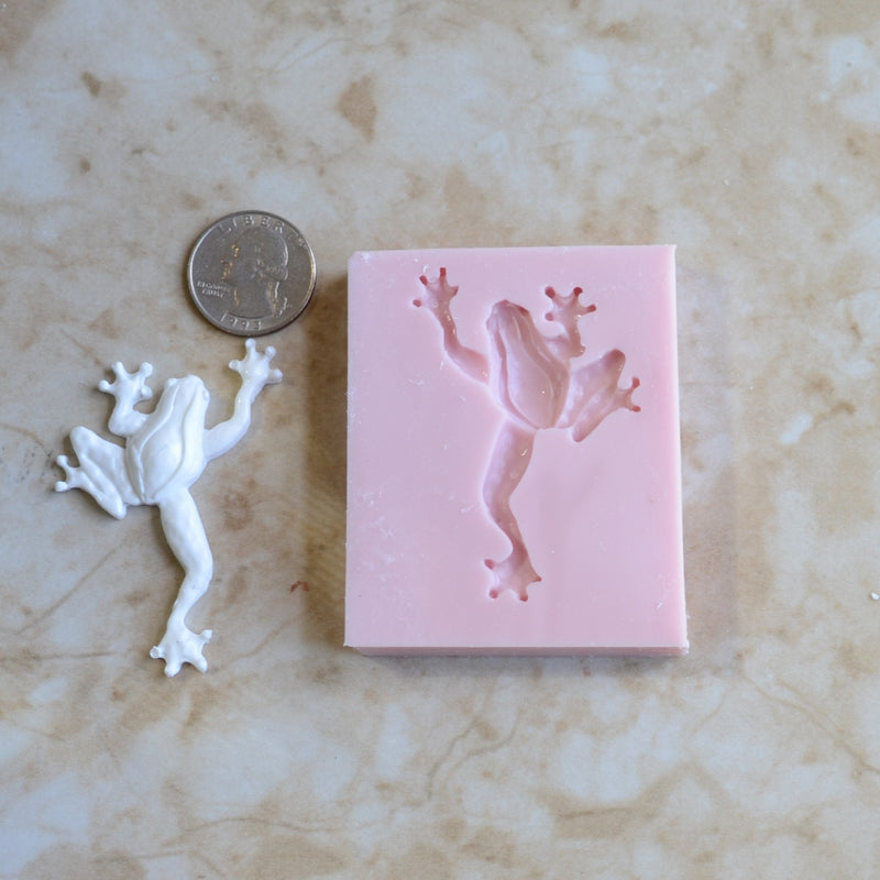 Frog Silicone Mold, Frogs, Resin mold, Clay mold, Epoxy molds, food grade, amphibian, Toads, Chocolate, Frogs, Tree frogs, Tadpole, A577