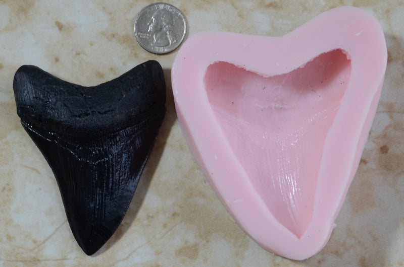 Shark tooth mold, megalodon, Shark, Shark teeth, Resin mold, Clay mold, Epoxy, molds, Ocean, Sea, Nautical, food grade, Chocolate mold N551