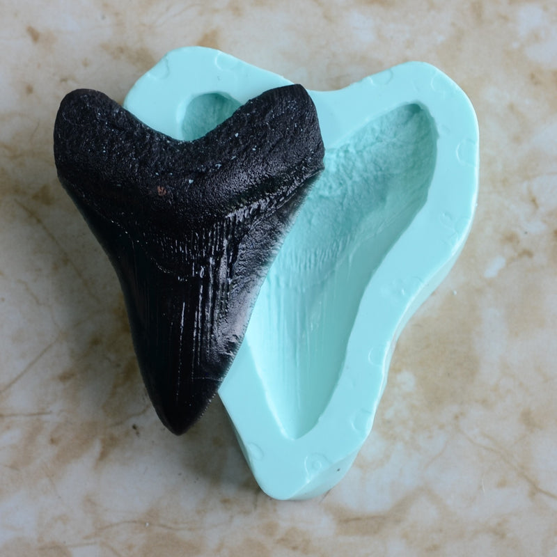 Shark tooth mold, megalodon, Shark, Shark teeth, Resin mold, Clay mold, Epoxy, molds, Ocean, Sea, Nautical, food grade, Chocolate mold N552