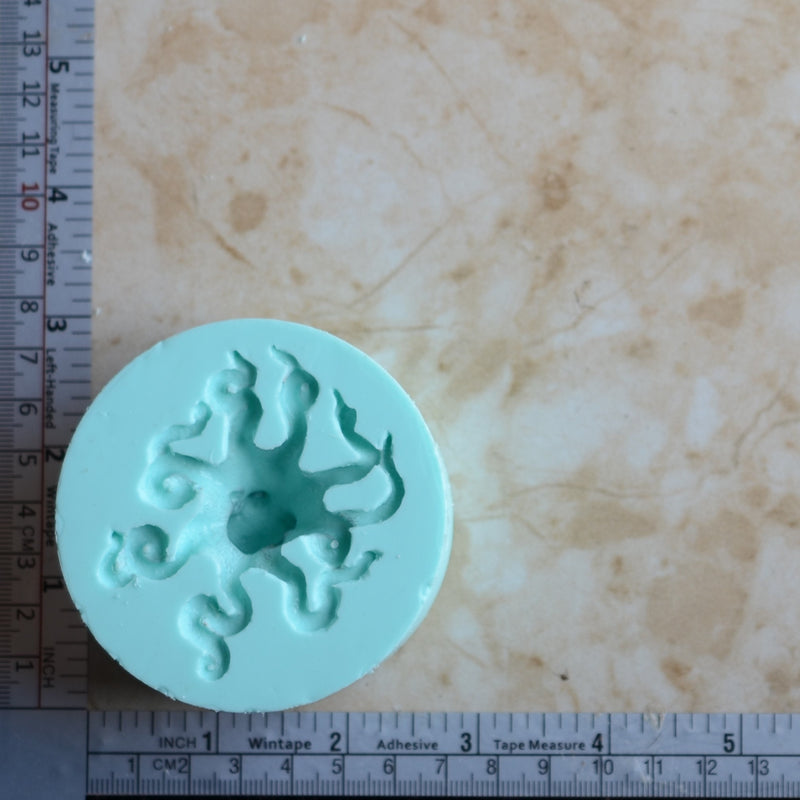 Octopus, Resin mold, Clay mold, Epoxy molds, food grade mold, Animal, Chocolate molds, mould, Rubber, Flexible,   A597