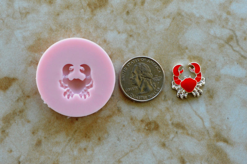 Crab Silicone Mold, Animal Silicone Mold, Resin, Clay, Epoxy, food grade, Chocolate molds, Resin, Clay, dogs, cats, fish, birds N116