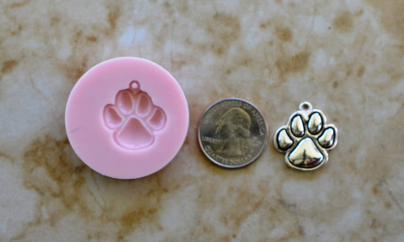 Dogs Paw Silicone Mold, Animal Silicone Mold, Resin, Clay, Epoxy, food grade, Chocolate molds, Resin, Clay, dogs, cats, fish, birds A106